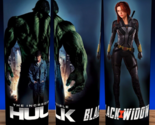 Incredible Hulk and Black Widow Super Hero Cup Mug Tumbler 20oz - £15.53 GBP