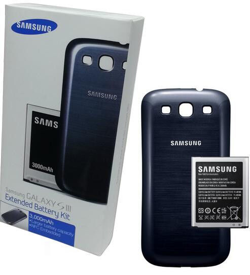 OEM Samsung Extended Battery & Door For Galaxy S3 SIII S III 3000mah L710 Sprint