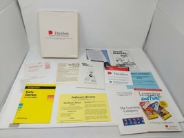 Davidson Reader Rabbit Math Blaster Apple II IIc Software Books Game Box VTG 80s - $22.35