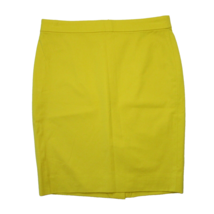 NWT J.Crew Petite No 2 Pencil in Bright Citron Yellow Bi-stretch Cotton ... - $52.00