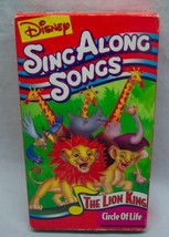 Walt Disney&#39;s Sing Along Songs The Lion King Circle Of Life Vhs Video Simba - £11.68 GBP