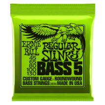 Ernie Ball 2836 Regular Slinky 5-String Bass Set, Long Scale 45-130 - $24.99