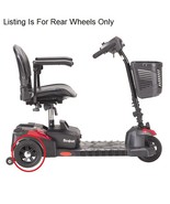 Drive Scout 3 Scooter, REAR WHEELS ONLY, 2 Black Solid Tire/Wheel - $163.95