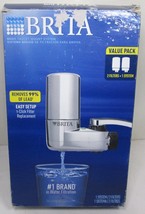 Brita Chrome Value Pack- 1 System & 2 Filters- New Open Box - $26.59