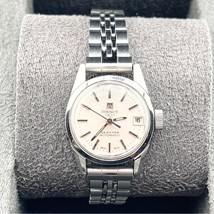 TISSOT vintage stainless steel automatic ladies bracket watch 6” wrist - $95.79