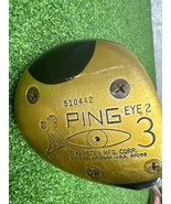 Karsten Ping Eye 2 Red Dot 3-Wood Driver RH / KT Stiff Steel ~44&quot; - £35.03 GBP
