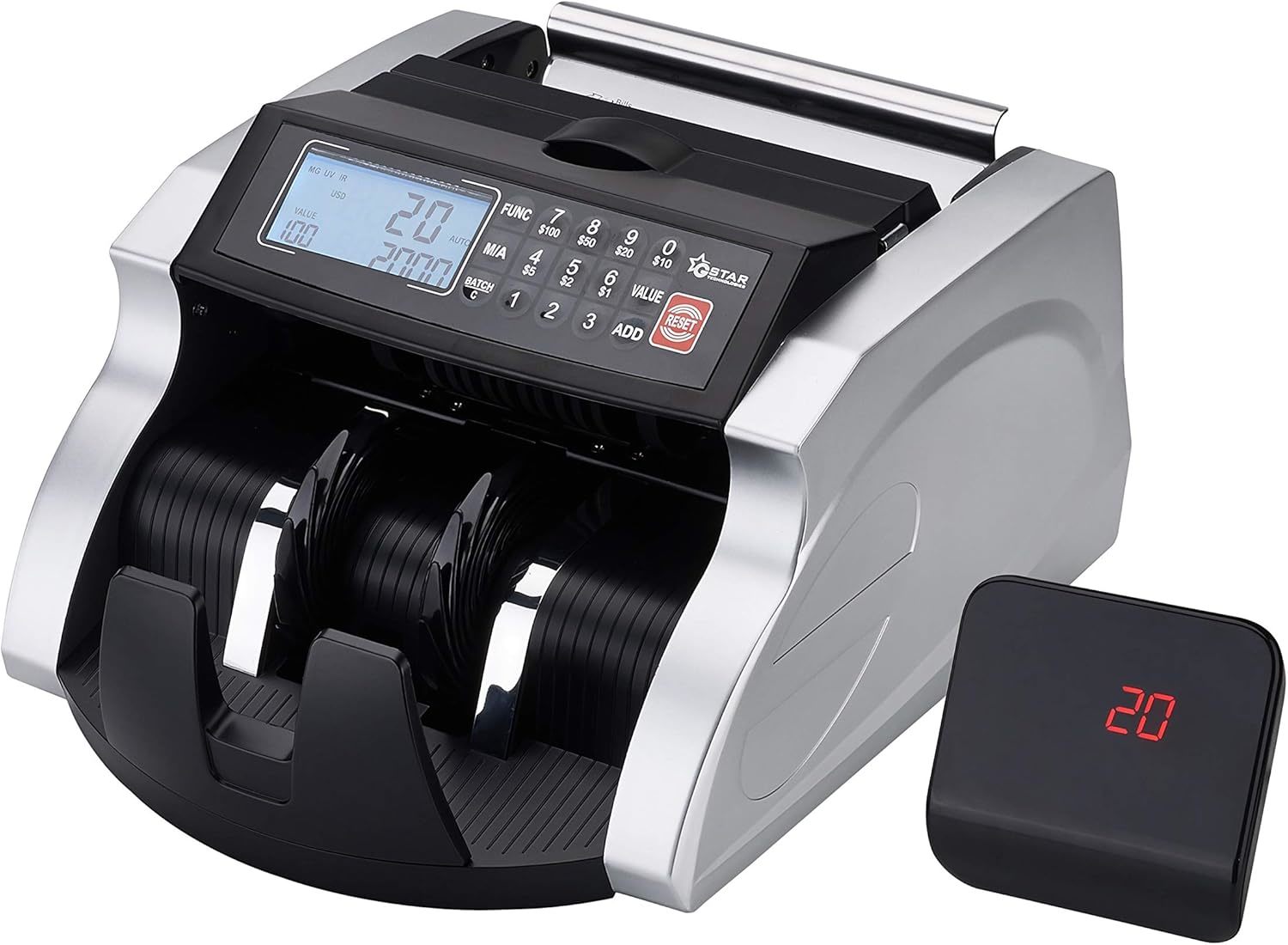 GStar Money Counter with UV/MG/IR Counterfeit Bill Detection Deluxe, Del... - $205.62