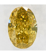 Oval Diamond Natural Fancy Brown Yellow Loose 0.44 Carat VS2 IGI Certifi... - €467,94 EUR