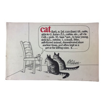 CAT illustrated B. Kliban Workman Publishing 1975 Oblong Paperback Vintage - £7.45 GBP