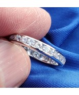 Earth mined Diamond Deco Wedding Band Eternity Anniversary Ring Size 6.25 - $3,320.25