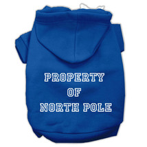 North Pole Property Blue Pet Hoodie (XL) - £25.12 GBP