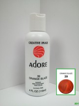 Creative Image Adore Semi Permanent Hair Color #39 Orange Blaze 4oz - £4.42 GBP