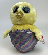 New Megg Ty Yellow Chick B EAN Ie Boos Rainbow Shell Just Hatched Nwt Easter 9&quot; - £11.26 GBP