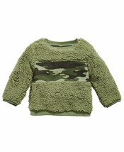 First Impressions Baby Boys 18M Camo Print Fuzzy Sherpa Fleece Sweatshirt NWT - £8.73 GBP