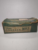 Vintage Universal Food And Meat Chopper No 2 Grinder Original Box W/ Att... - $457.39 MXN