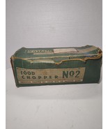 Vintage Universal Food And Meat Chopper No 2 Grinder Original Box W/ Att... - $457.39 MXN