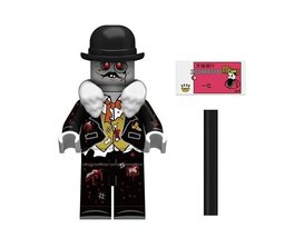 Zombie Businessman horror movie halloween Minifigure Custom - $6.50