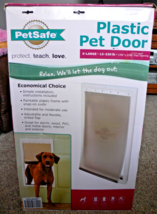 PetSafe White &amp; Durable Plastic Dog Pet Door X-Large -220 lb New Never I... - £100.34 GBP