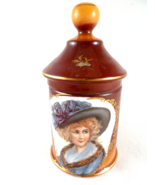 Antique Limoges France Porcelain Jar 6&quot; tall X 3&quot; diameter ? Cigarette j... - $175.26 CAD