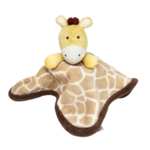 Koala Baby 2013 Yellow Giraffe Brown Security Blanket Stuffed Animal Plush Soft - £37.07 GBP
