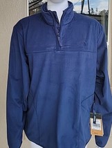 The North Face Mens Polar Osito Fleece Jacket Size XL 1/4 Zip New $99 Navy - £52.63 GBP