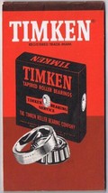 Vintage Timken Roller Bearings 3 X 6” Note Pad - $2.89