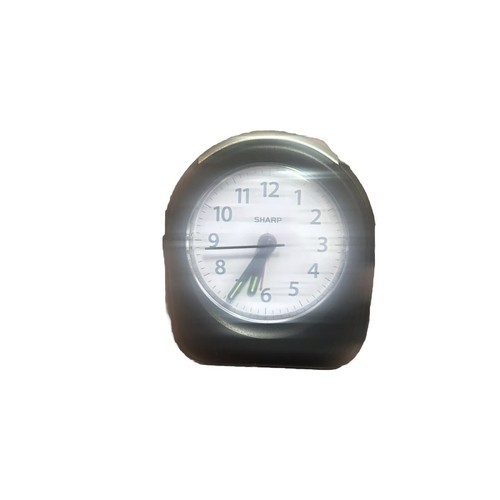 Sharp Travel Alarm Clock with Glow in dark + Light  Quartz Analog Model ... - $5.86