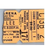 Alvin Lee Concert Ticket Stub May 17 1979 Detroit Michigan - £40.51 GBP