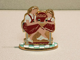 1999 Drink Coca-Cola "Good Company" Weighted Small Stand - $9.85