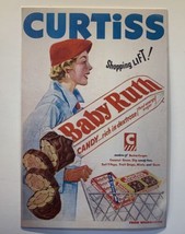 Baby Ruth Candy Bar Curtiss VINTAGE STYLE Postcard Shopping Lift Butterfinger - £3.89 GBP
