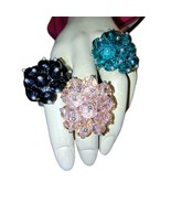 Vintage Stretch Rings Women&#39;s Costume Jewelry  (3) - $129.14 MXN