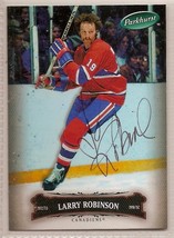 Larry Robinson signed autographed Hockey card  HOF - £15.43 GBP