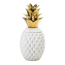 13 Gold Topped Pineapple Jar - £54.98 GBP