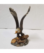 6&quot; Bald Eagle Porcelain Figurine Made in Taiwan - £10.41 GBP