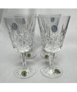 Waterford Ireland Crystal Cut Glass Lismore 10 Oz. Goblet Set of Four In... - £129.03 GBP