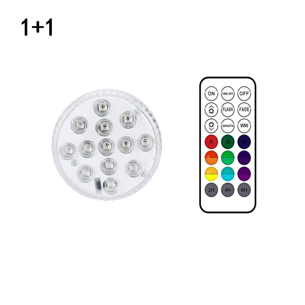 USB Rechargeable Swimming Pool Light RGB Led Submersible Night Light with Suctio - £152.05 GBP
