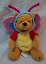 Walt Disney Easter 2000 Winnie The Pooh As Butterfly Bean Bag Stuffed Animal Toy - £11.87 GBP