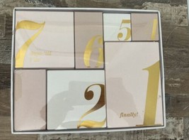 Wedding Advent Calendar 7 Day Pink &amp; White With Gold Numbers . Pinch Pro... - £28.95 GBP