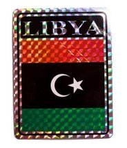 K&#39;s Novelties Wholesale Lot 6 Libya Country Flag Reflective Decal Bumper... - $8.88