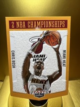 2012-13 Past &amp; Present-(Cloth Banners) #21 Chris Bosh (MINT) - $3.25