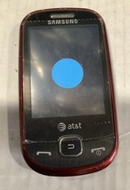 Samsung At&amp;T A797 Flight Red Gsm Slider Cell Phone 3G 2MP Qwerty Grade C - £13.60 GBP