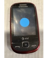 Samsung AT&amp;T A797 Flight Red GSM Slider Cell Phone 3G 2MP QWERTY Grade C - £13.29 GBP