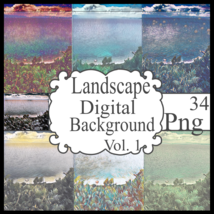 Landscape Background Digital 1a - $1.25