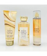 Bath and Body Works Warm Vanilla Sugar Shower Gel, Mist, &amp; Cream 3-Piece... - €39,46 EUR