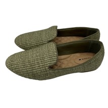 Birdies The Starling Green Raffia Loafer Size 9 Slip On Comfort Flats Shoes - £57.68 GBP