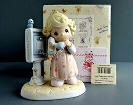 Vintage Precious Moments "Lord Please Don't Put Me On Hold" Figurine PM982 - $28.50