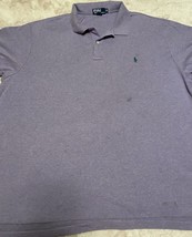 mens ralph lauren polo shirts 2XB purple/teal soft Big/Tall - £17.63 GBP