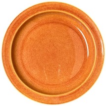 Vintage Gladding McBean GMB Orange Glaze Chop Plate Round Platter Potter... - $30.00