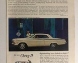 1962 Chevrolet Chevy II Vintage Print Ad Advertisement pa12 - $8.90