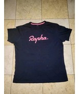 Rapha Shirt Womens Large Blue Cycling Biking Bike Cotton Logo Top Tee - €21,05 EUR